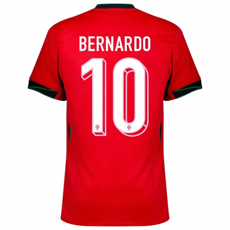 Bernardo. Portugal's 2024/25 Home Jersey - Red