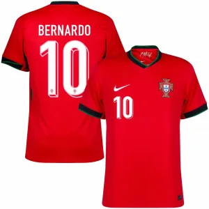 Bernardo. Portugal's 2024/25 Home Jersey - Red
