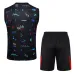 Portugal's 2024/25 vest + shorts - black pattern