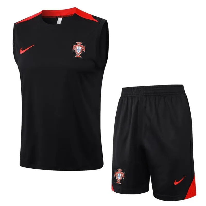 Portugal's 2024/25 vest + shorts - black