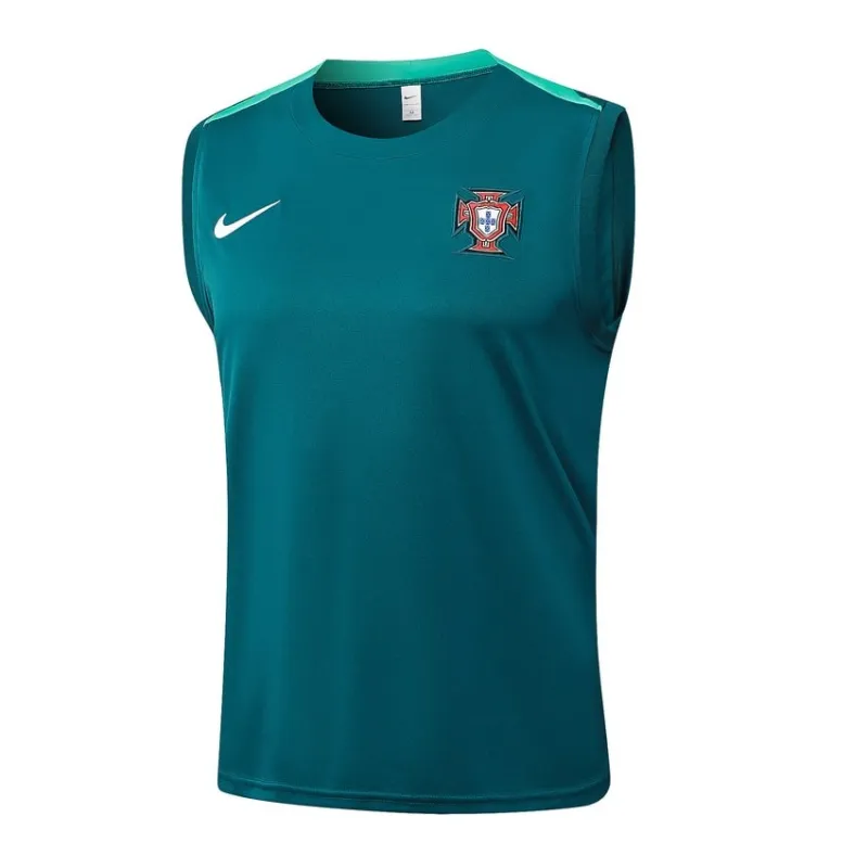 Portugal's 2024/25 vest + shorts - green