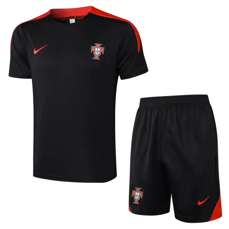 Portugal's 2024/25 training suit + shorts - black