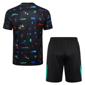 Portugal's 2024/25 training suit + shorts - black pattern