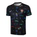 Portugal's 2024/25 training suit + shorts - black pattern