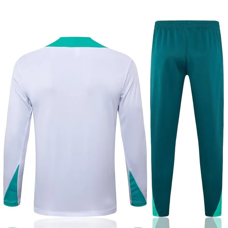 Portugal's 2024/25 long-sleeved sportswear + pants - white