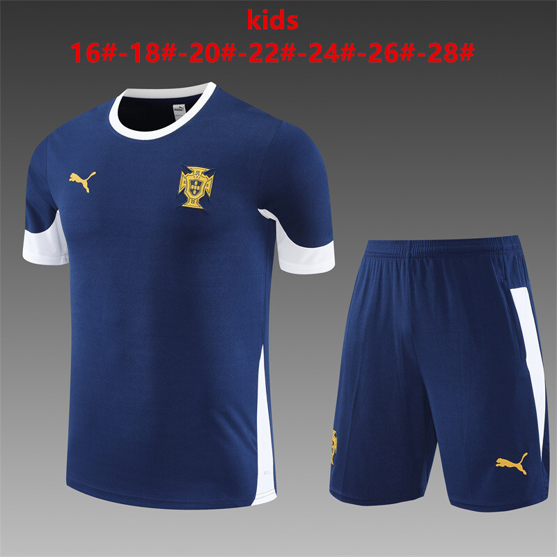 Portugal 2025/26 Kids Training Set blue