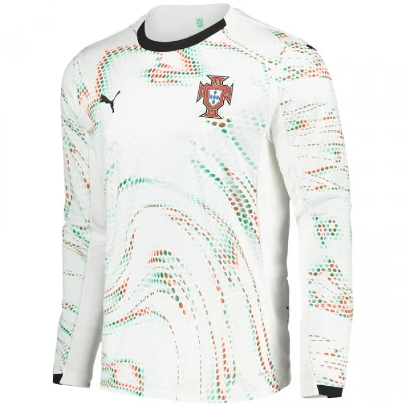 Portugal 2025/26 Away Long-Sleeved Jersey - White