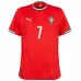 Portugal RONALDO Kids' Jersey 2025/26 Home - Red