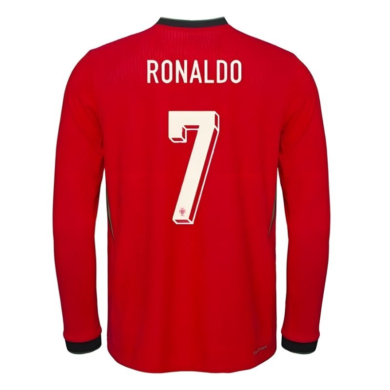 Portugal RONALDO 2025/26 Home Long-Sleeved Jersey - Red