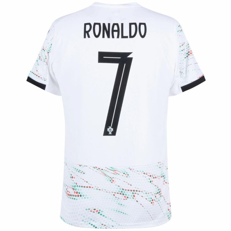 Portugal RONALDO Kids' Kit 2025/26 Away - White