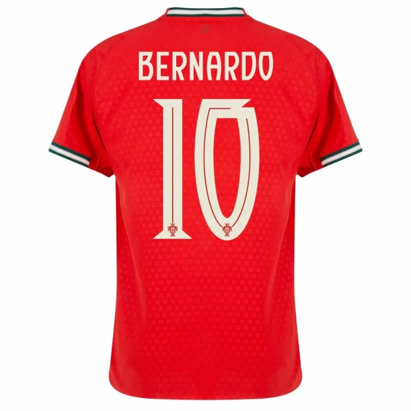 Portogallo BERNARDO 2025/26 Maglia Casalinga - Rossa