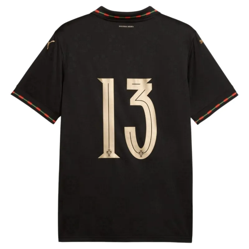 Maillot Édition Spéciale Portugal EUSÉBIO 2025/26 - Noir