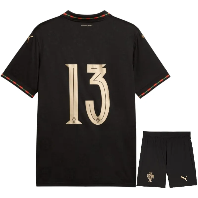 Portogallo EUSÉBIO 2025/26 Kit bambino Edizione Speciale - Nero