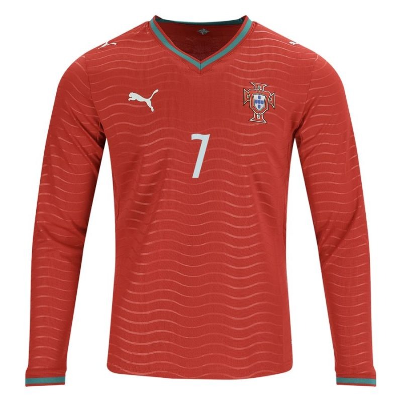 Portugal RONALDO 2026/27 Home Long-Sleeved Jersey - Red