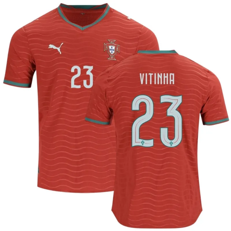 Portugal VITINHA 2026/27 Home Kit - Red