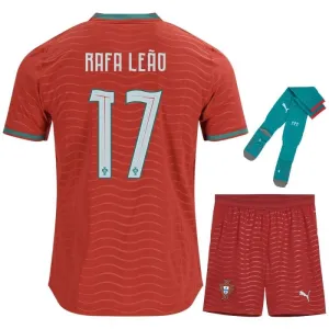 Portugal RAFA LEAO Kids' Kit 2026/27 Home - Red