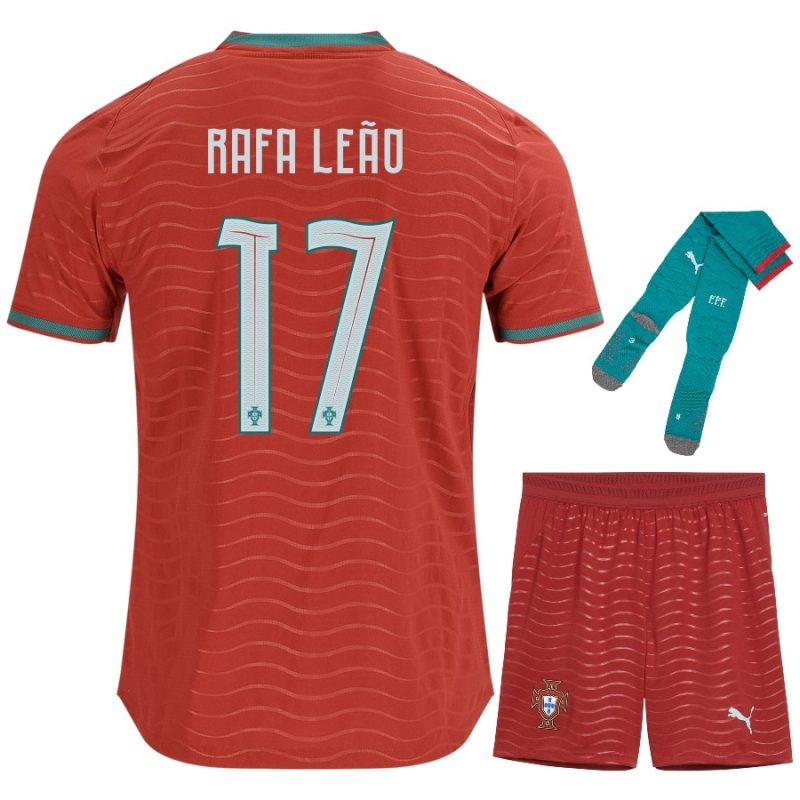 Portugal RAFA LEAO Kids' Kit 2026/27 Home - Red