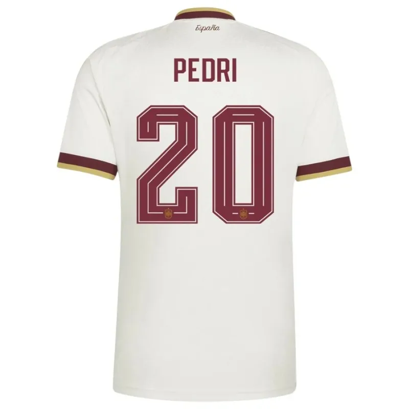 España PEDRI 2026/27 camiseta visita blanca