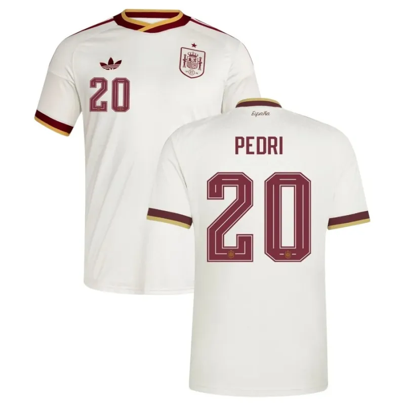 España PEDRI 2026/27 camiseta visita blanca