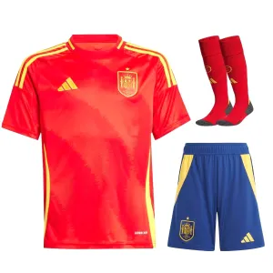 Spain 2024/25 Home Kids Fan Kit - Red