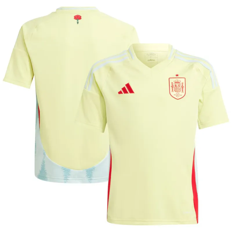Spain 2024/25 Away Kids' Jersey - Yellow