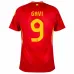 Conjunto de camisa de campo para niños de España de Gavi 2024/25 - Roja