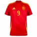 Conjunto de camisa de campo para niños de España de Gavi 2024/25 - Roja