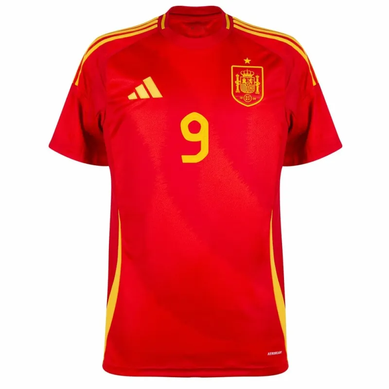 Conjunto de camisa de campo para niños de España de Gavi 2024/25 - Roja