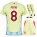 Conjunto de camisa de campo para niños de España de Pedro 2024/25 - Amarillo