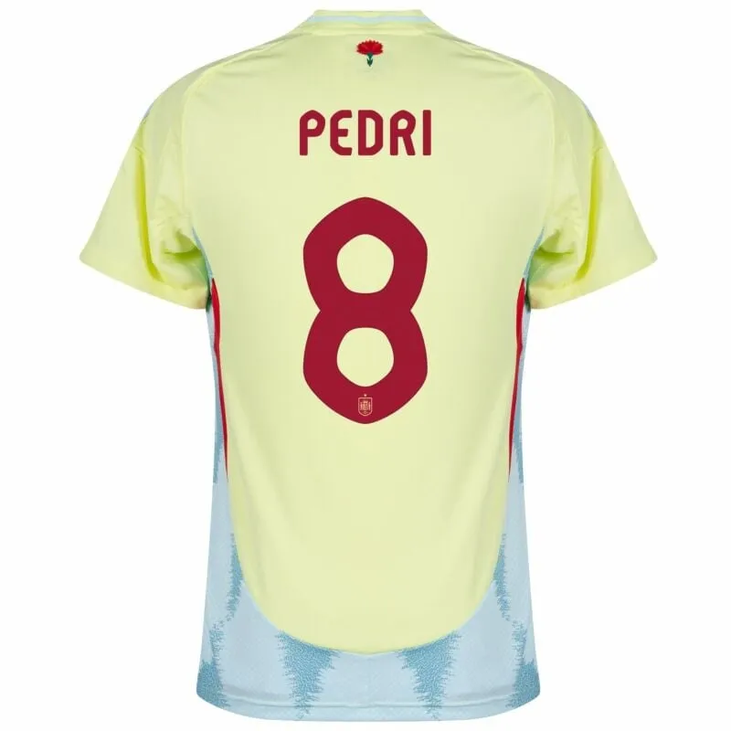 Conjunto de camisa de campo para niños de España de Pedro 2024/25 - Amarillo