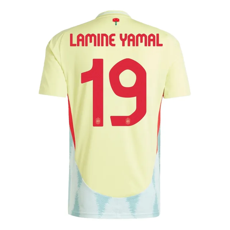 Insieme di maglia per bambini della Spagna di Yamal 2024/25 - Giallo