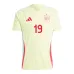 Insieme di maglia per bambini della Spagna di Yamal 2024/25 - Giallo