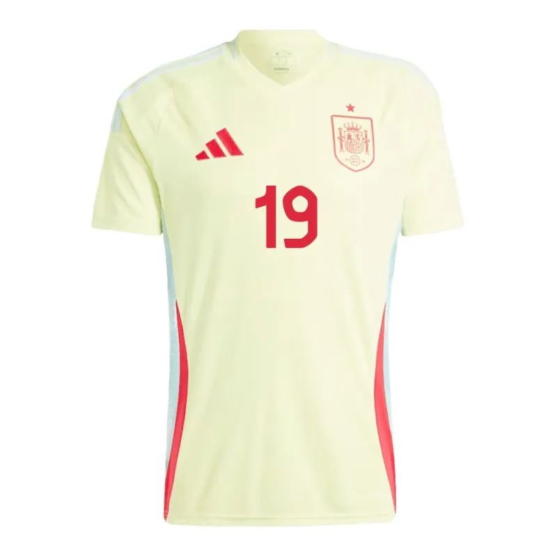 Insieme di maglia per bambini della Spagna di Yamal 2024/25 - Giallo