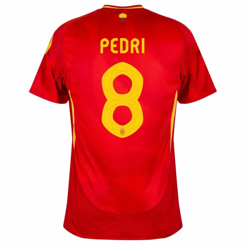 Pedri's Spain 2024/25 Home Jersey - Red