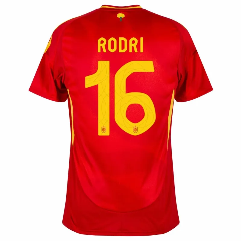 RODRI's Spain 2024/25 Home Jersey - Red