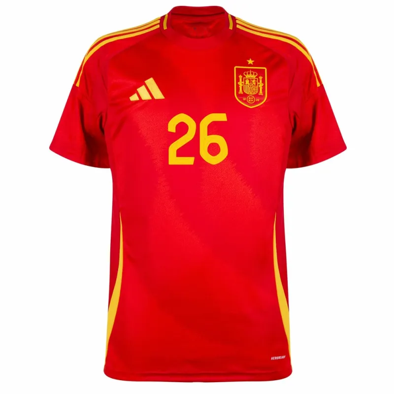 Cubarsí's Spain 2024/25 Home Jersey - Red