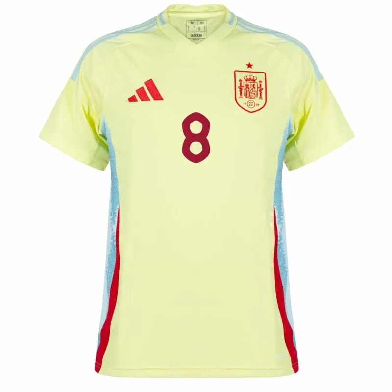 Maillot d'extérieur de l'Espagne de Pedri 2024/25 - Jaune