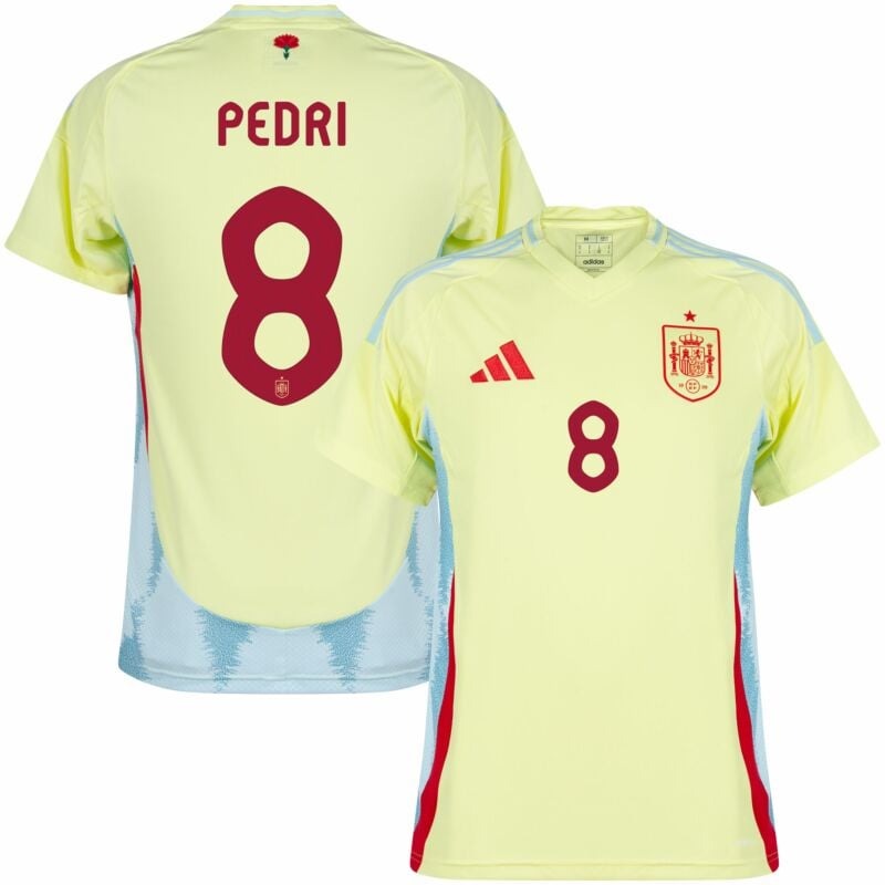Maillot d'extérieur de l'Espagne de Pedri 2024/25 - Jaune