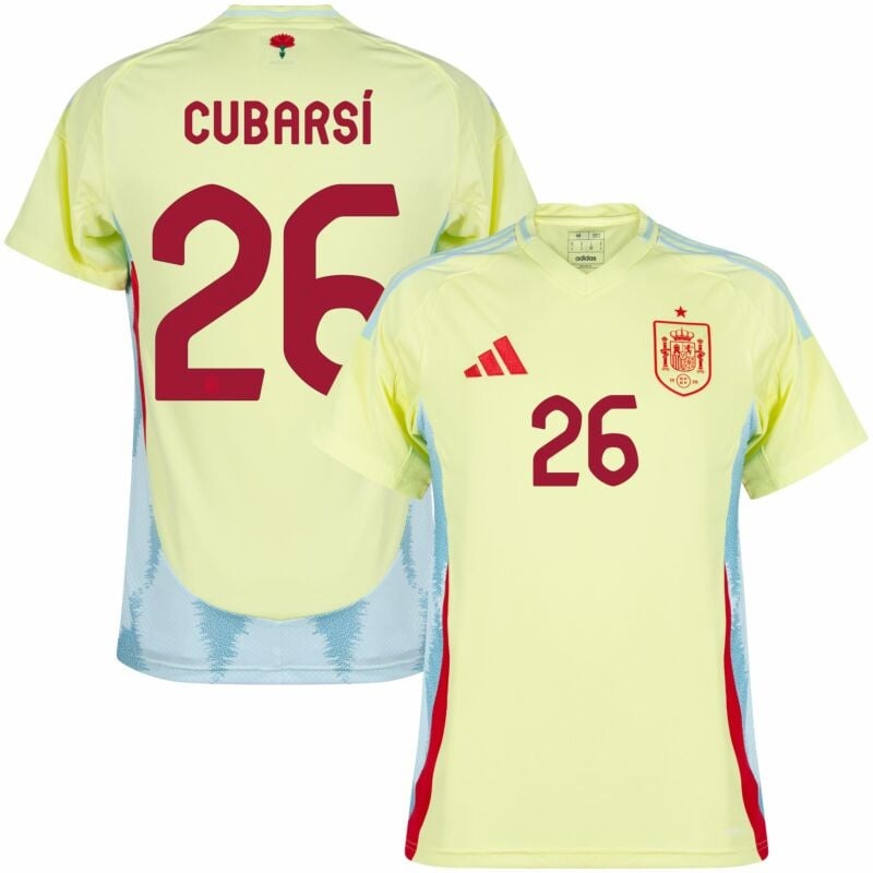Cubarsí's Spain 2024/25 Away Jersey - Yellow
