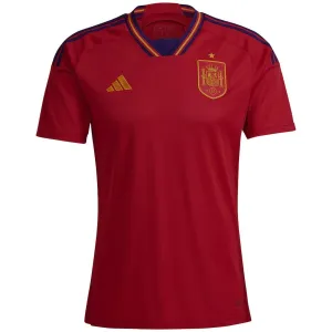 Spain 2022 World Cup Home Football Jersey - Red