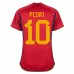 Camisa infantil de casa de España 2023/24 de Pedri - Roja