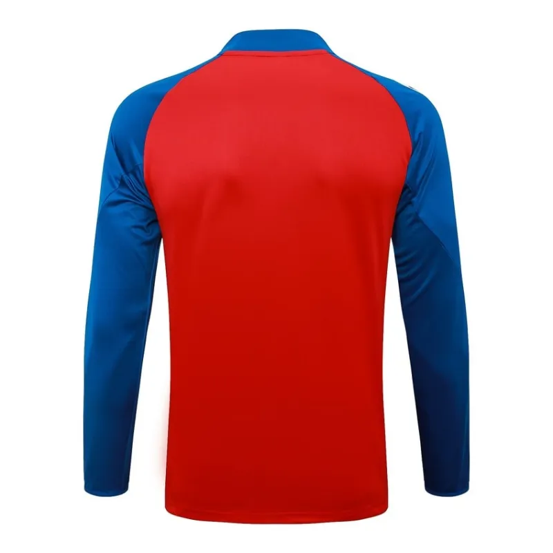 Spain's 2024/25 long-sleeved sportswear + trousers - red