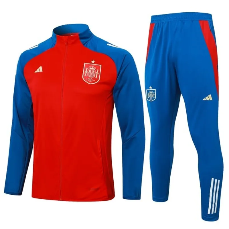 Spain's 2024/25 sports jacket + trousers - red