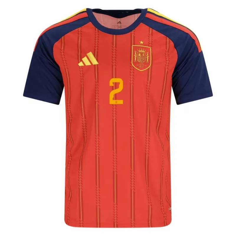 Spain CARVAJAL 2026/27 Home Jersey - Red