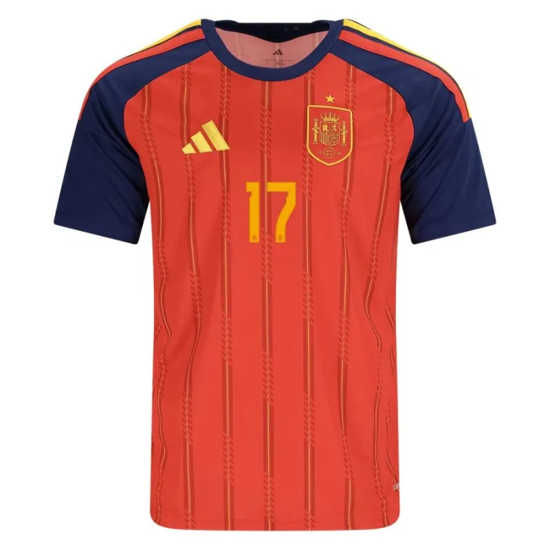 Spain WILLIAMS JR 2026/27 Home Jersey - Red