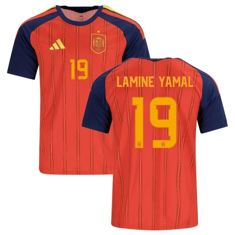 Camiseta local España LAMINE YAMAL 2026/27 - Roja