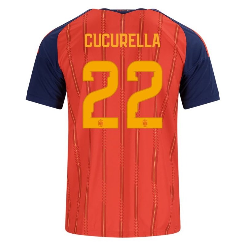 Spanien CUCURELLA 2026/27 Heimtrikot - Rot