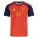 Completo Casa Bambino Spagna WILLIAMS JR 2026/27 - Rosso