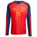 Spanien LAMINE YAMAL 2026/27 Heimtrikot mit langen Ärmeln - Rot