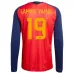 Spanien LAMINE YAMAL 2026/27 Heimtrikot mit langen Ärmeln - Rot